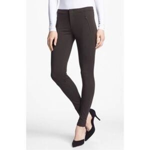 Vince Brown Ponte Riding Pants/Leggings